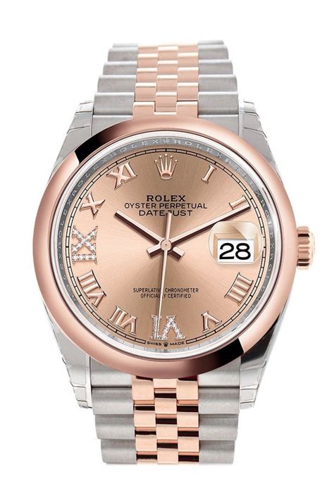 rose gold 2 tone rolex|36mm Rolex datejust rose gold.